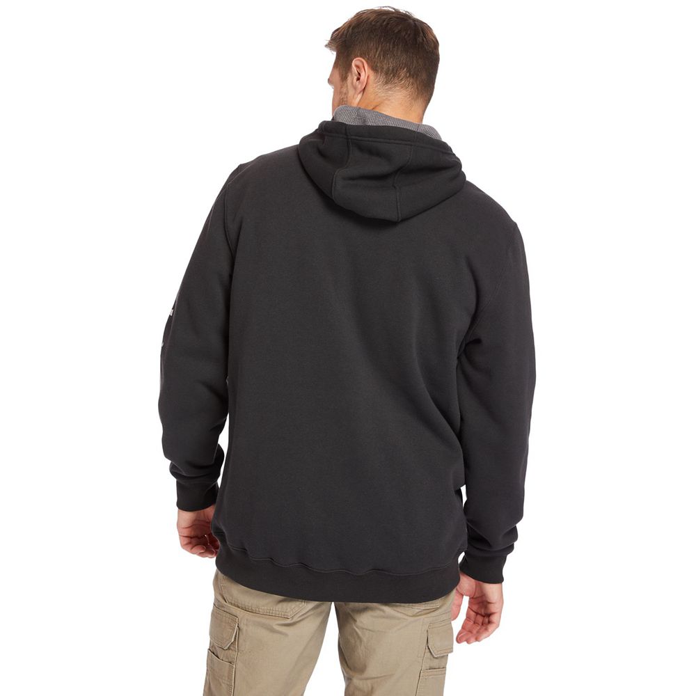 Hanorac Timberland Barbati Negrii - Pro® Big & Tall Hood Honcho Full-Zip Hoodie - Romania - ECBINK03